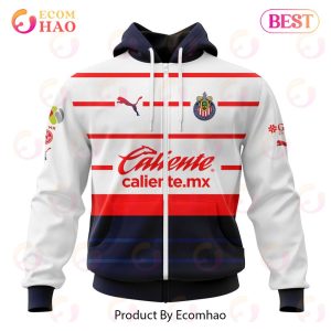 LIGA MX Chivas Guadalajara 2023 – 2024 Away Kits 3D Hoodie