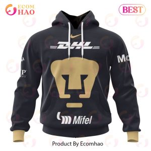 LIGA MX Pumas UNAM 2023 – 2024 Away Kits 3D Hoodie