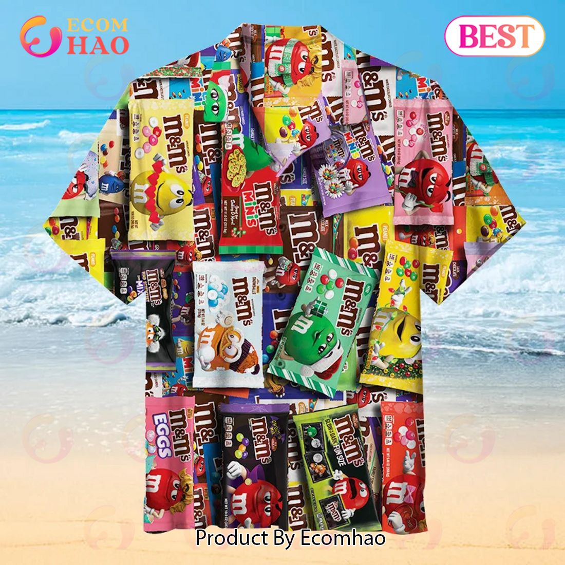 M&M’s Hawaiian Short Sleeve Shirt