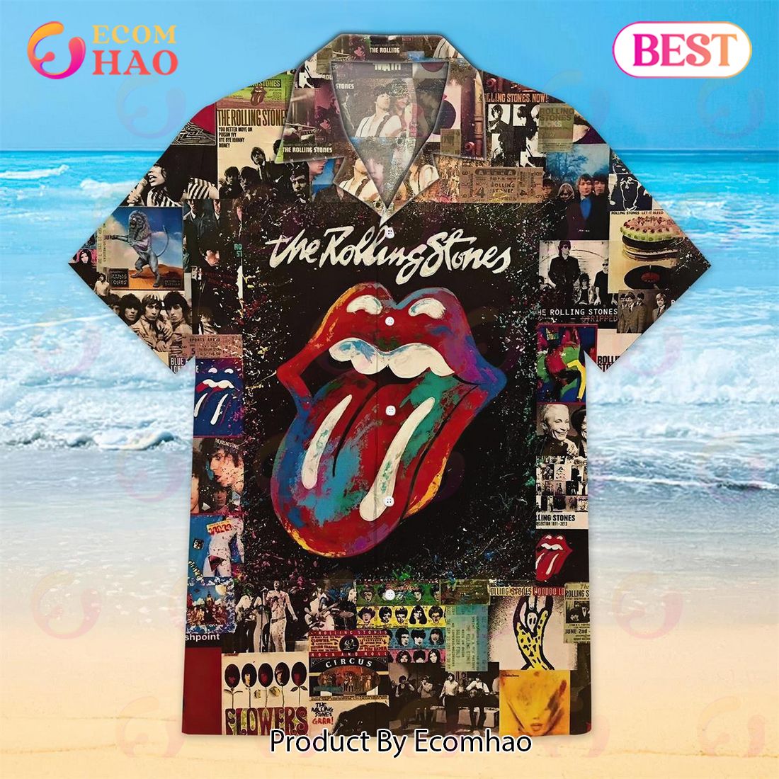 PREMIUM The Rolling Stones Hawaiian Shirt And Short Set Luxury Items