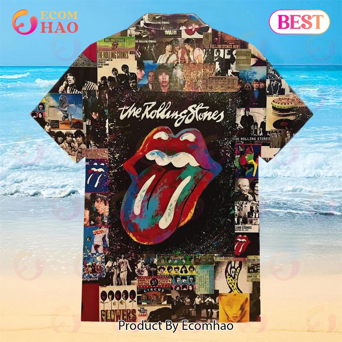 PREMIUM The Rolling Stones Hawaiian Shirt And Short Set Luxury Items