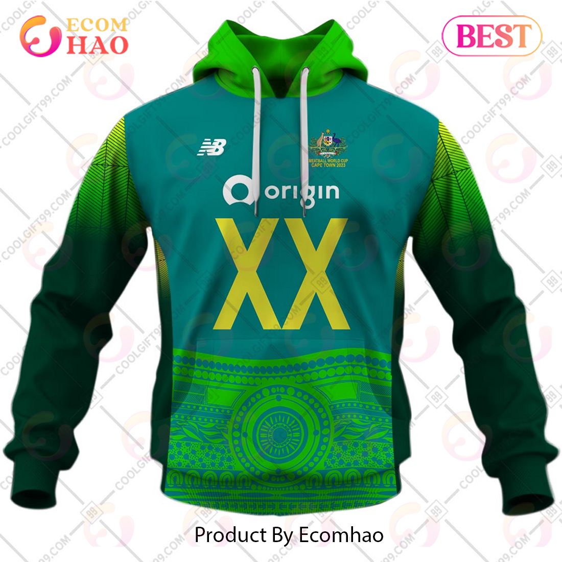 Personalized Netball AU Diamonds World Cup 2023 Blue Jersey Style 3D Hoodie