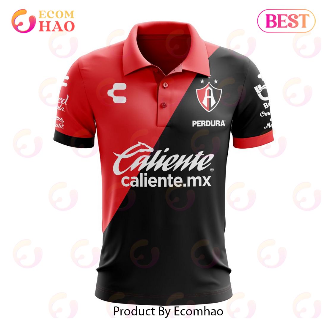 LIGA MX Atlas F.C 2023 – 2024 Home Polo Shirt