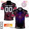 Personalized CA Brive Rugby Rugby Rose Dragons Design Polo