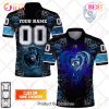 Personalized Lyon LOU Rugby Rose Dragons Design Polo