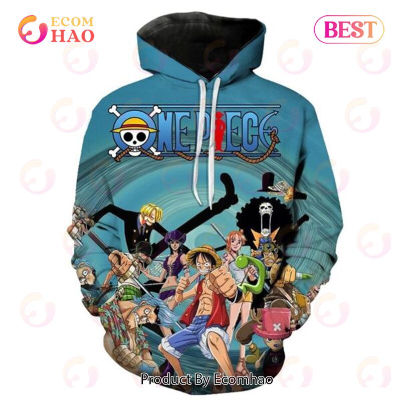 PREMIUM One Piece Crew 3D Printed Casual Hoodie