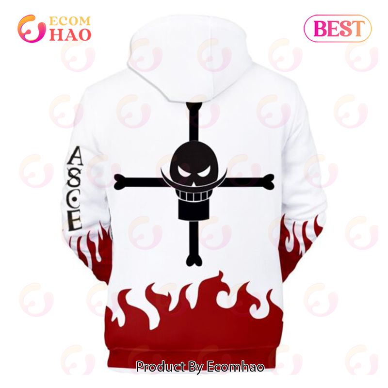 PREMIUM One Piece Fire Fist Ace Hoodie