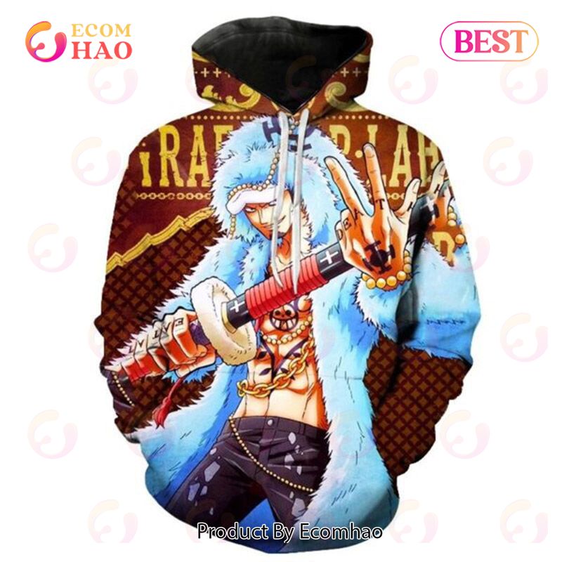 PREMIUM One Piece Law 3D Printed Casual Hoodie