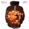 PREMIUM One Piece Luffy Love Candy 3D Printed Casual Hoodie PREMIUM One Piece Luffy Love Candy 3D Printed Casual Hoodie