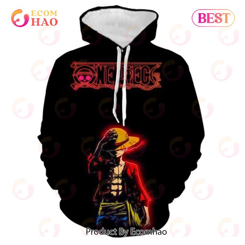 PREMIUM One Piece Luffy Straw Hat 3D Printed Casual Hoodie