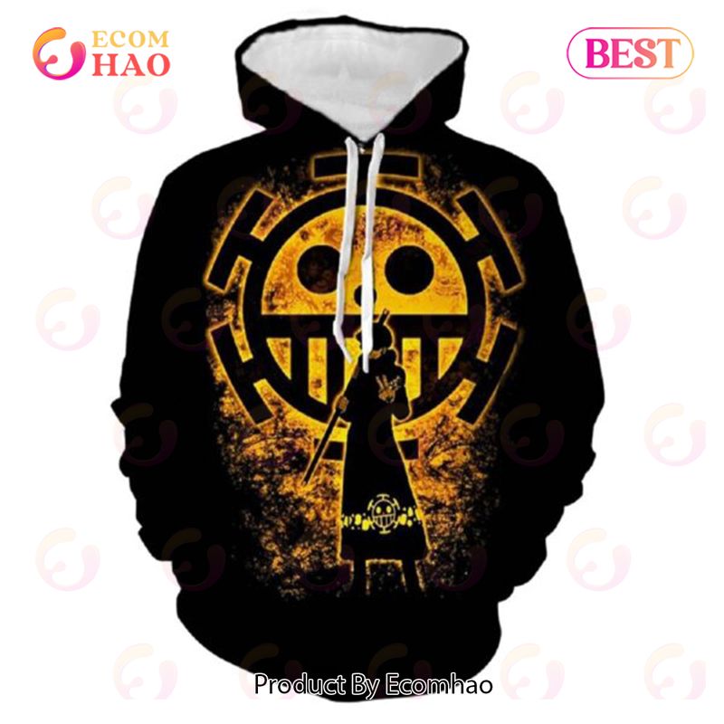 PREMIUM One Piece Trafalgar Law 3D Printed Casual Hoodie