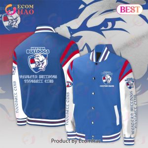 Western Bulldogs Football Club – AFL Personalized Baseball Jacket