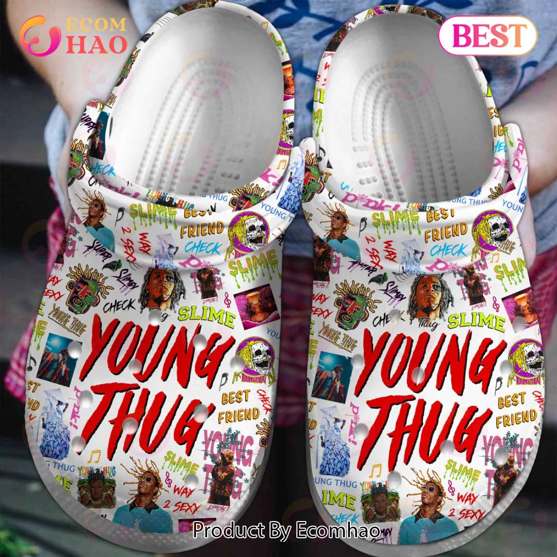 Rapper Young Thug Clogs