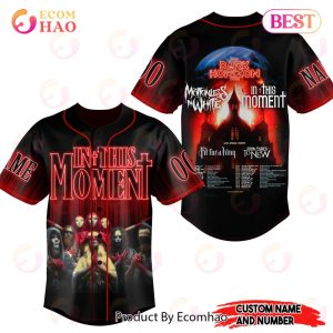 In This Moment The Dark Horizon Tour Custom Baseball Jersey
