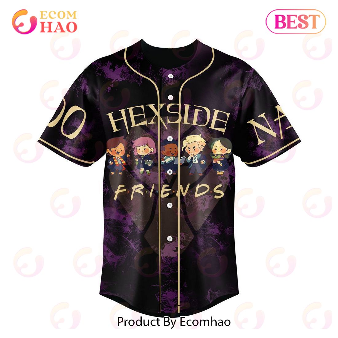 The Owl House Hexside Custom Baseball Jersey