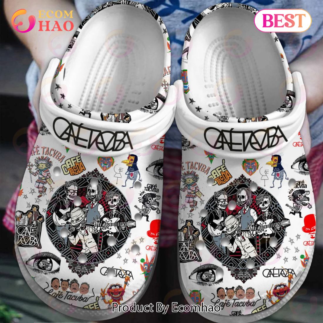 PREMIUM Cafe Tacvba Band Clogs