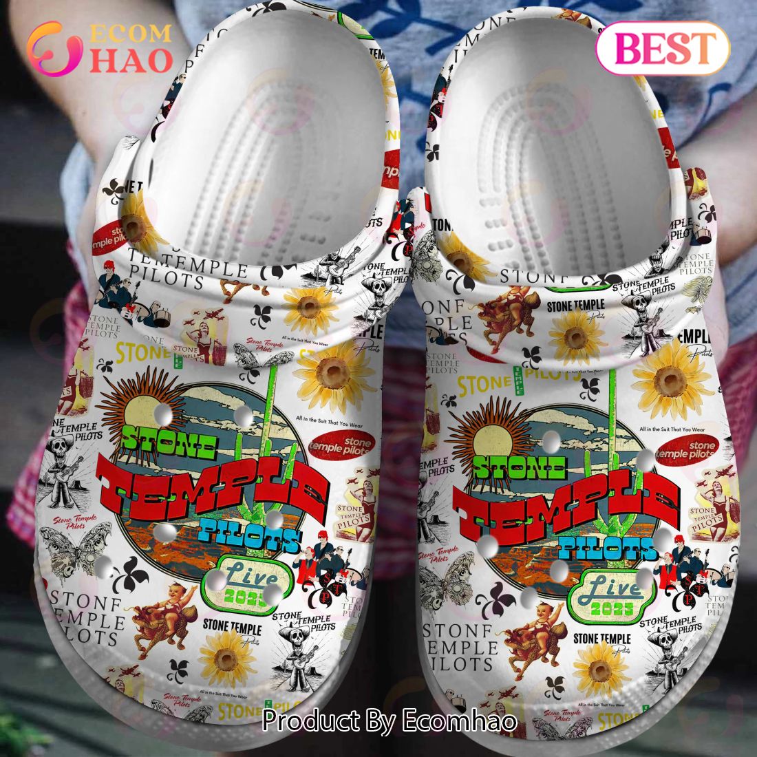 PREMIUM Stone Temple Pilots Rock Band Clogs