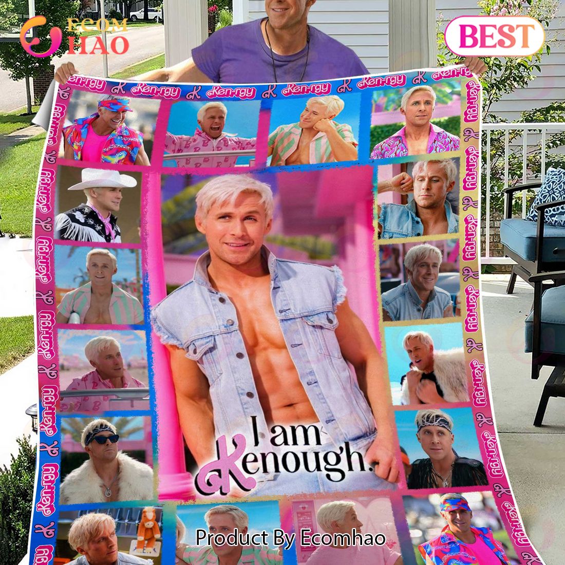 I am Kenough Fleece Blanket