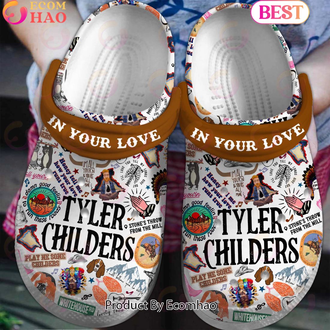 Jason Aldean Custom Name Clogs