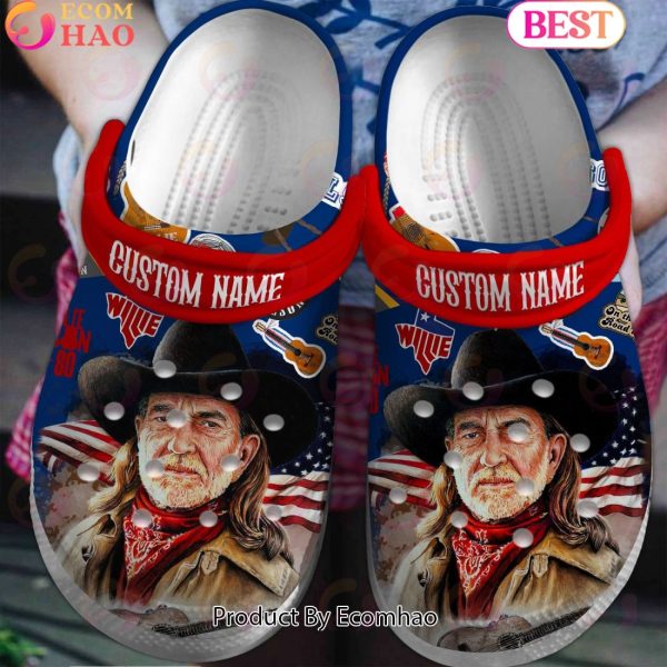 Custom Name Willie Nelson Clogs