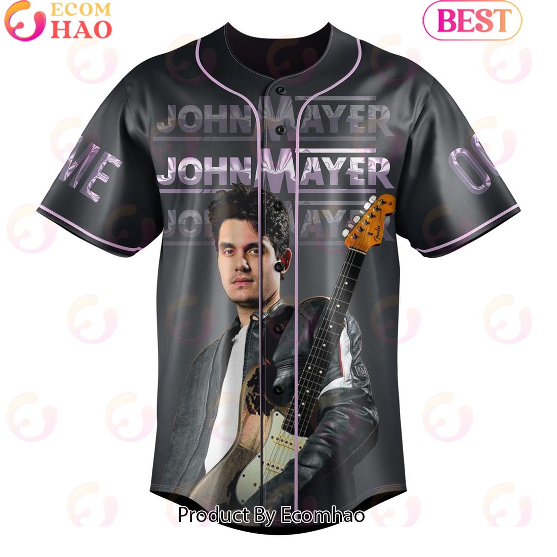 John Mayer Solo Custom Baseball Jersey