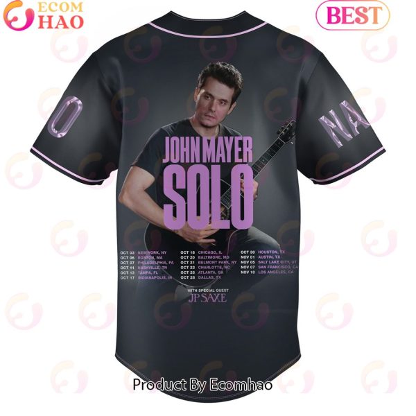 John Mayer Solo Custom Baseball Jersey