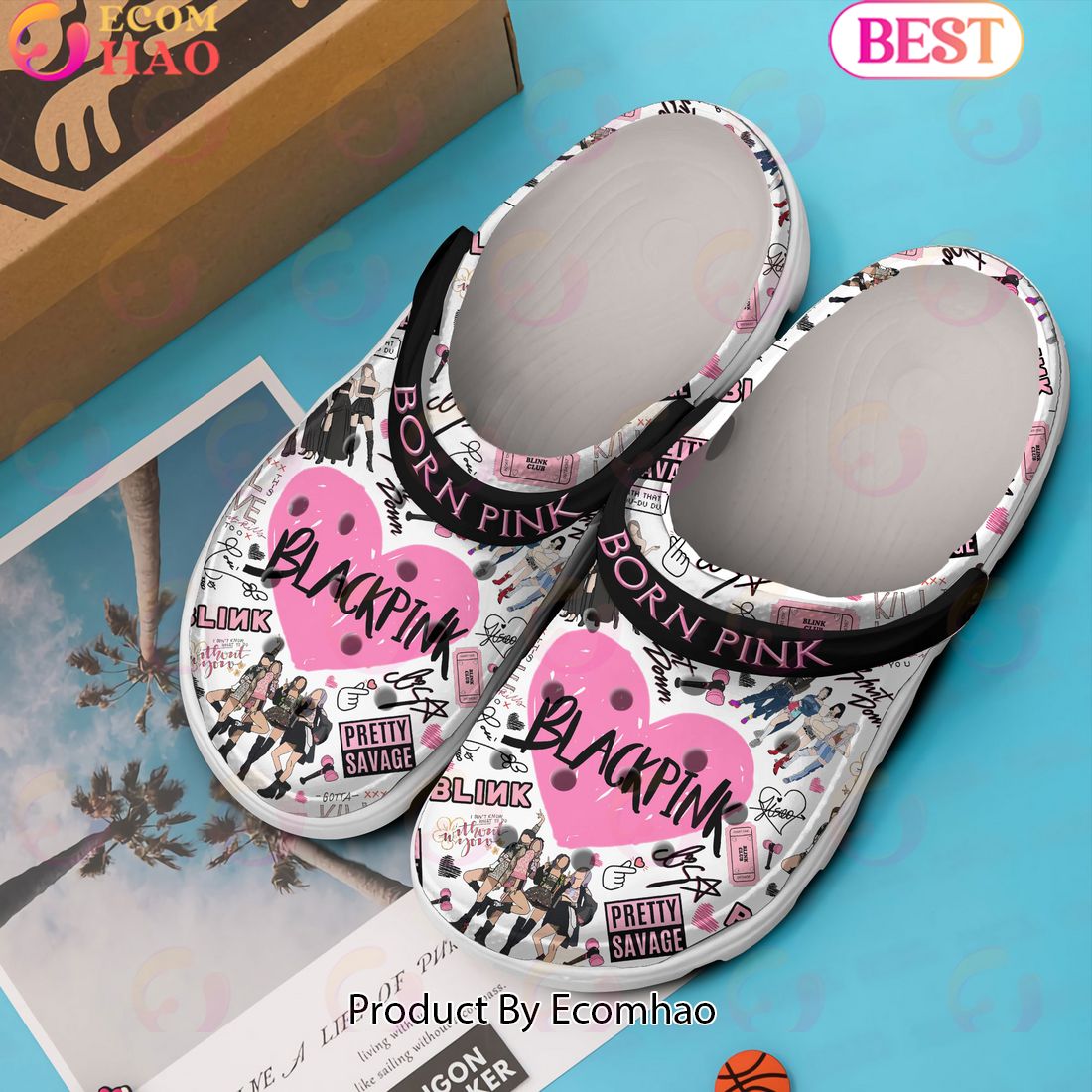 Born Pink – Black Pink Clogs