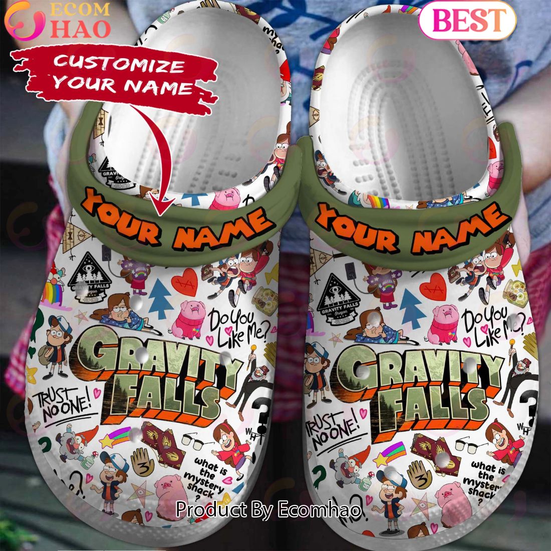 Custom Your Name Gravity Falls Clogs