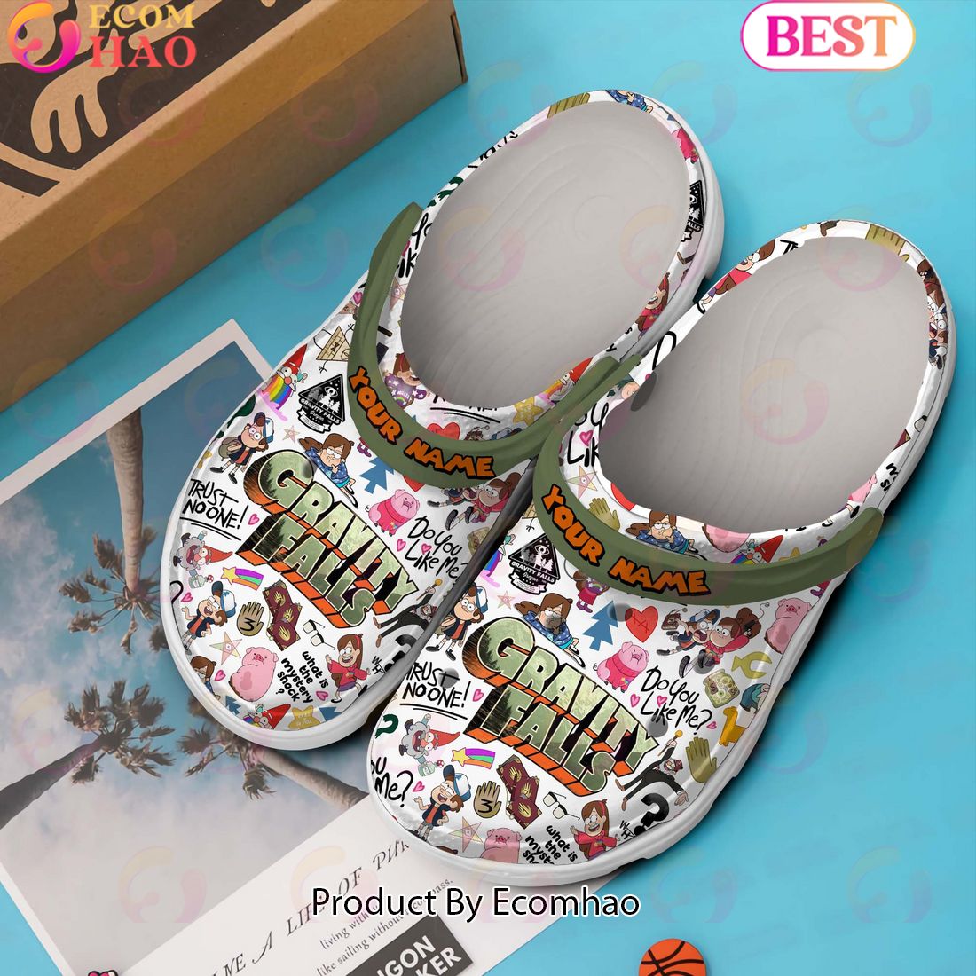 Custom Your Name Gravity Falls Clogs