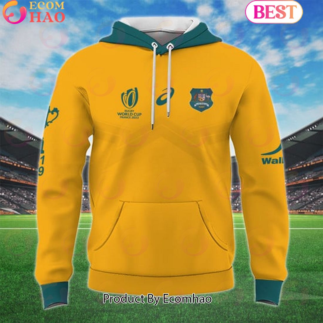 New Personalized Wallabies WC 2023 3D Hoodie for fans – Limited Edition