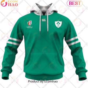 Personalized Rugby World Cup 2023 Ireland Rugby Home Jersey 3D Hoodie