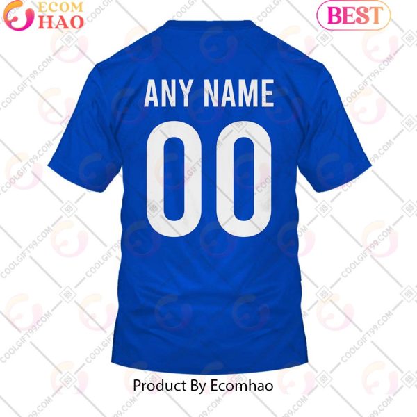 Personalized Rugby World Cup 2023 ITALY Rugby Home Jersey 3D Hoodie