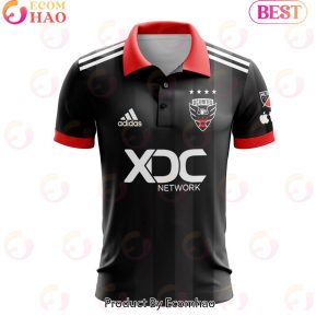 MLS D.C. United 2023 Home Red & Black Custom Polo Shirt