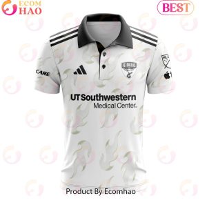 MLS FC Dallas 2023 Away Burn Baby Burn Custom Polo Shirt