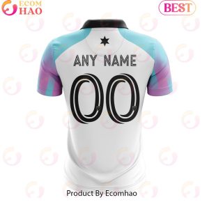 MLS Minnesota United FC 2023 Away The Northern Lights Custom Polo Shirt