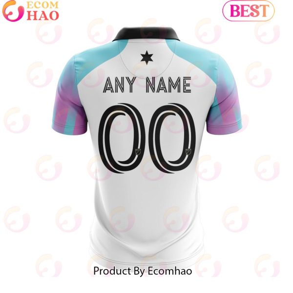 MLS Minnesota United FC 2023 Away The Northern Lights Custom Polo Shirt