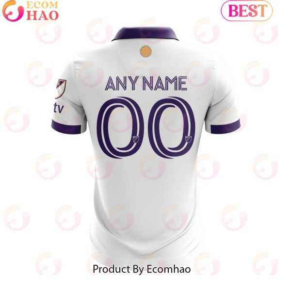 MLS Orlando City SC 2023 Away The Sunshine Custom Polo Shirt