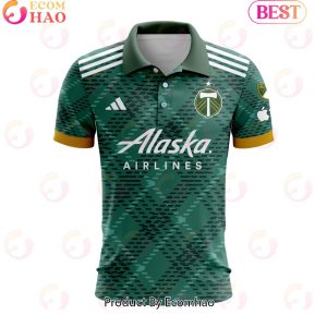 MLS Portland Timbers 2023 Home Portland Plaid Custom Polo Shirt