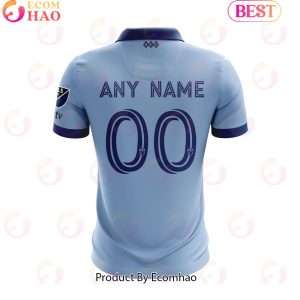 MLS Sporting Kansas City 2023 Home Hoops 4.0 Custom Polo Shirt