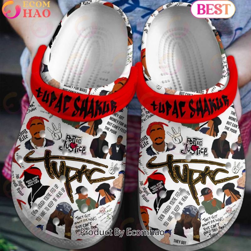 PREMIUM Tupac Shakur Rapper Clogs - Ecomhao Store