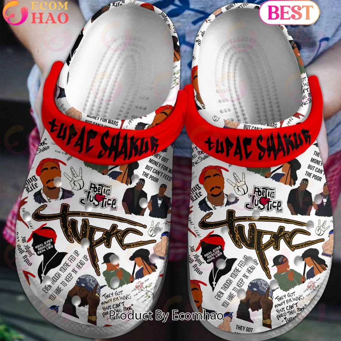 PREMIUM Tupac Shakur Rapper Clogs