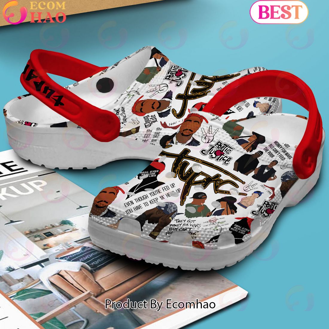 PREMIUM Tupac Shakur Rapper Clogs