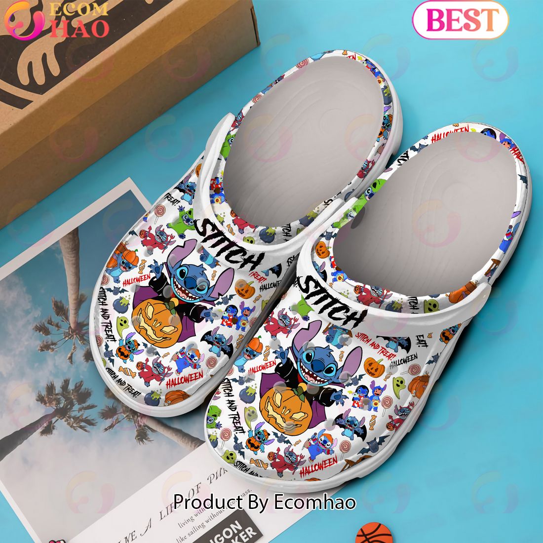 PREMIUM Stitch And Treat Halloween Clogs