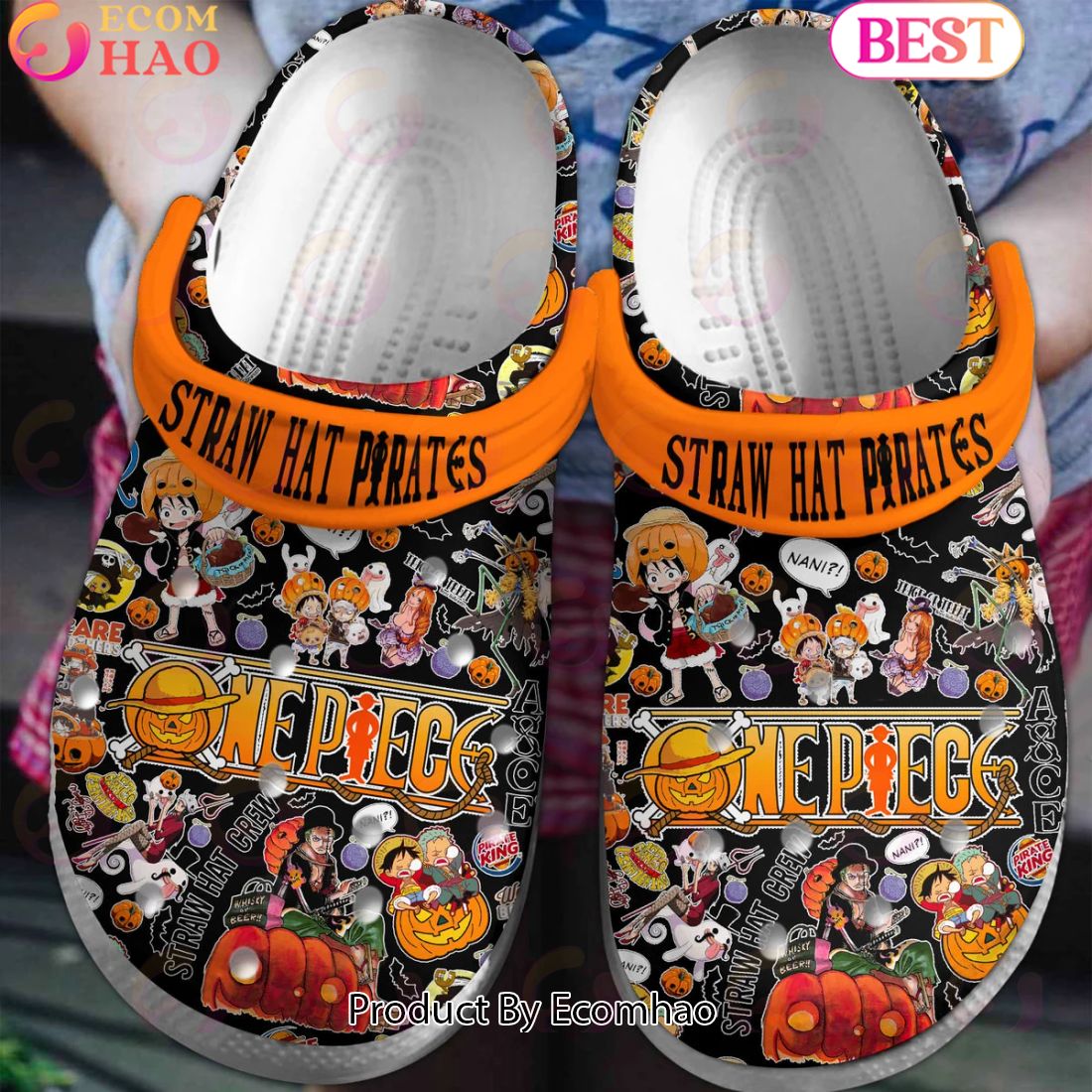 PREMIUM Straw Hat Pirates One Piece Halloween Clogs