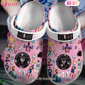 Lionel Messi Miami Football Soccer Crocband Clogs