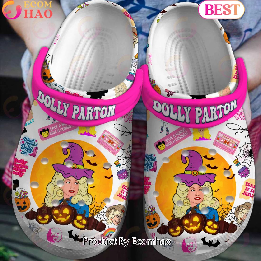 Custom Name Scooby-Doo Halloween Design Clogs