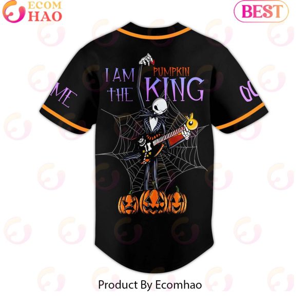 Customize Your Number The Nightmare Before Christmas I Am The Pumpkin King Baseball Jersey