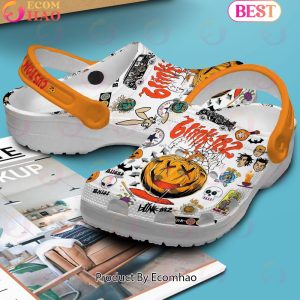 Custom Name Blink-182 Halloween Design Clogs
