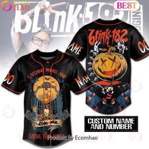 Catching Things Ands Eating Their Insides Blink-182 Halloween Baseball Jersey