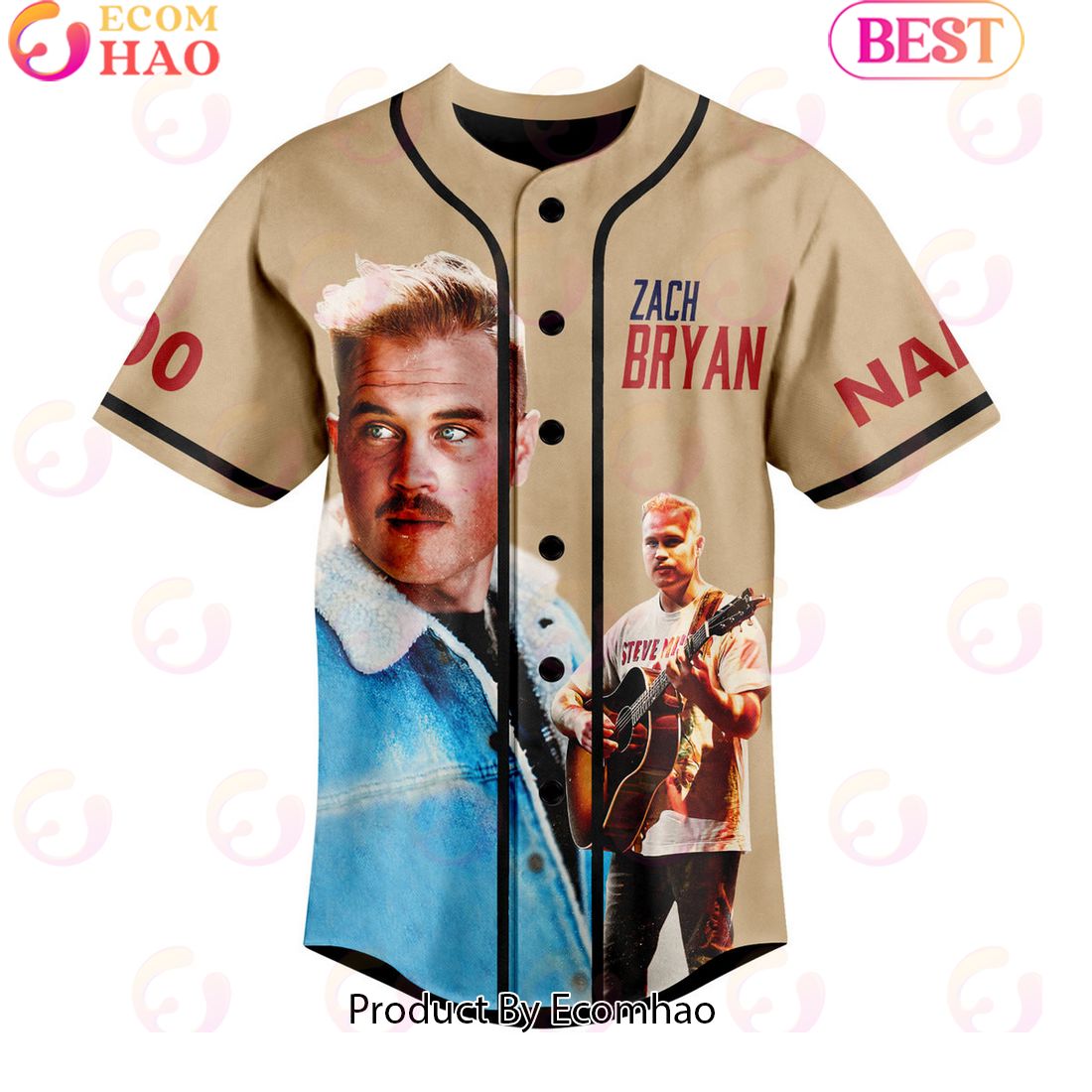 Custom Your Name And Number List Of Song – Zach Bryan Baseball Jersey